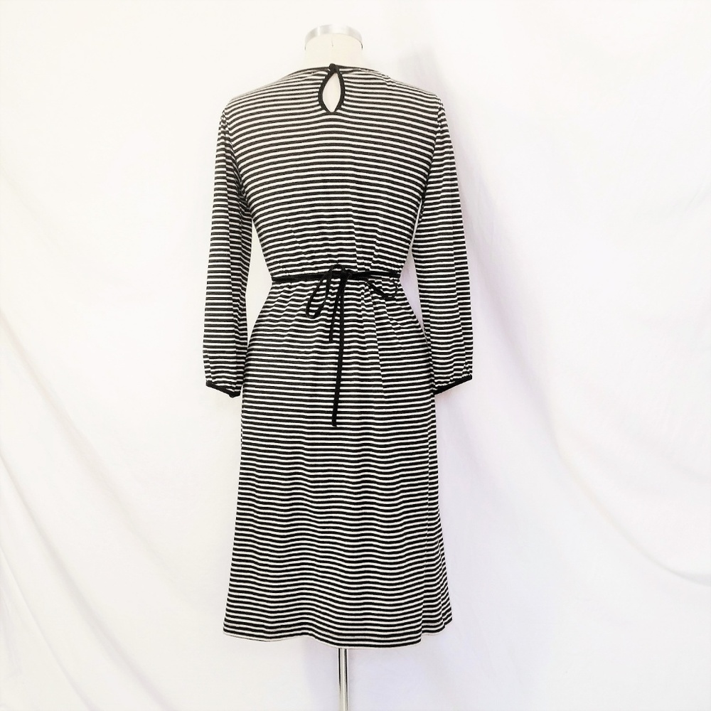 SOLD! ****Fornarina Dress Stripe Wool Knit Velvet - Picture 5 of 6